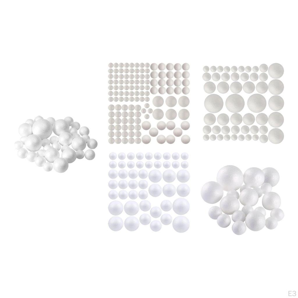 Craft Foam Balls Decorations DIY Crafts Smooth for Modeling Arts School Project Home Party