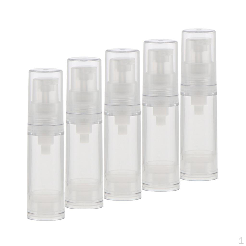5 Pcs. Refillable Airless Spray Bottle Pump for Travel