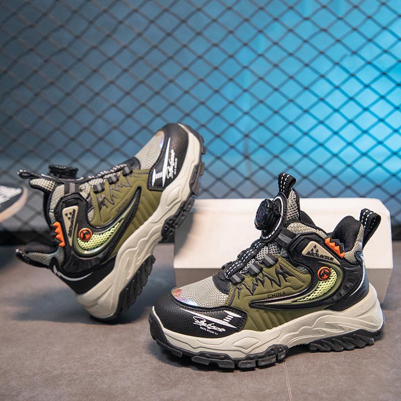 Drehknopf Modische und coole Outdoor-Sportschuhe für Jungen mit hohem Design und hohem Wert Wanderschuhe