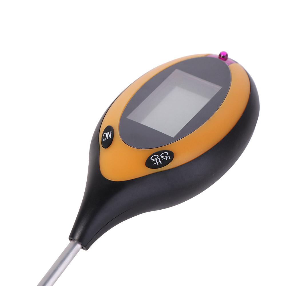 Soil Analyzer 4 In 1 Soil Survey Instrument LCD Screen Digital Display Soil Tester Portable Precision PH Meter Flower Plants