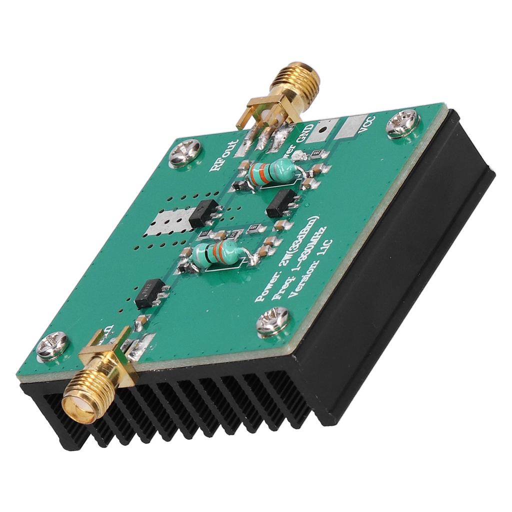 12VDC RF Power Wideband Amplifier Amplification Module 1-930MHz Working Frequency 2.0W Power Amplification RF Wideband Amplifier
