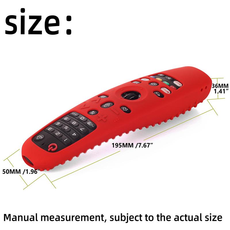 Silicone Case For Smart TV LG Magic AN-MR19BA/MR18BA Remote Control Protective Cover For AN-MR600/MR650A/MR20GA AKB75855501