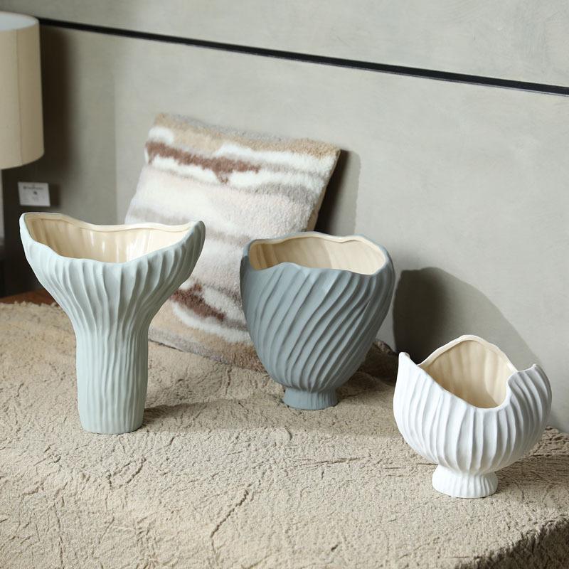 Handmade Large Ceramic Vase Modern Dried Flower Vase Home Decor Gift for Living Room Entryway