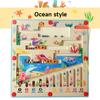 Learning Education Toys Children Wooden Magnetic Color and Number Maze  Color Matching  Wooden Toys Gift for Kids