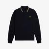Fred Perry [m3636] Long Sleeve Twin Tip Fred Perry Shirt  W53  Afpm2433636 W53