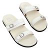 Women's Flip-Flops with Straps and Buckle White Rilevenn 38