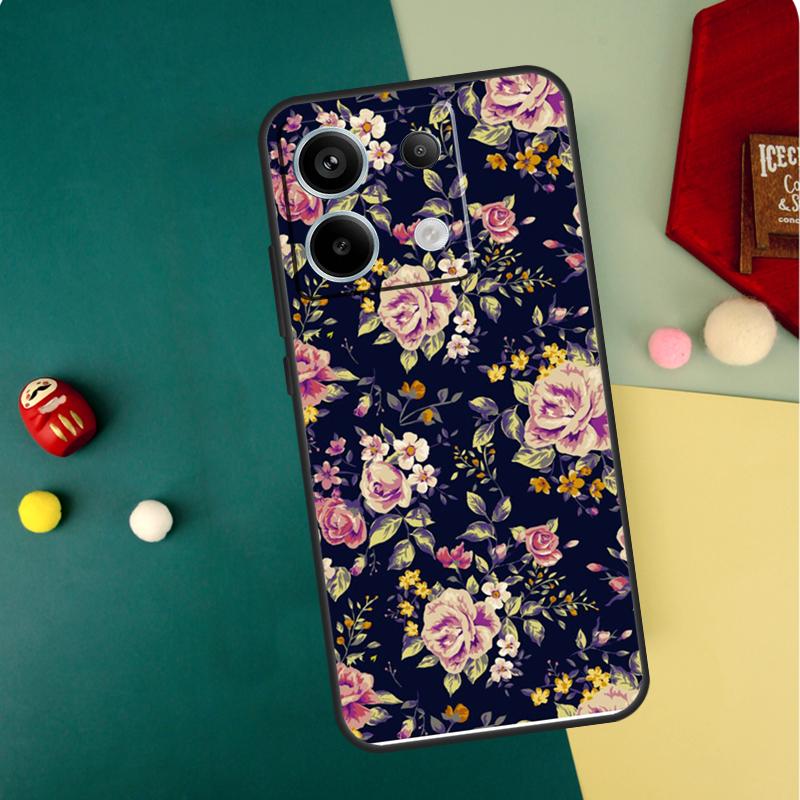 

Red Roses Floral Case For Xiaomi Redmi Note 13 Pro 14 12 11 10 15 Pro Plus Redmi 15 14C 13C 10C 12C 15C Funda Redmi Note 11 Pro