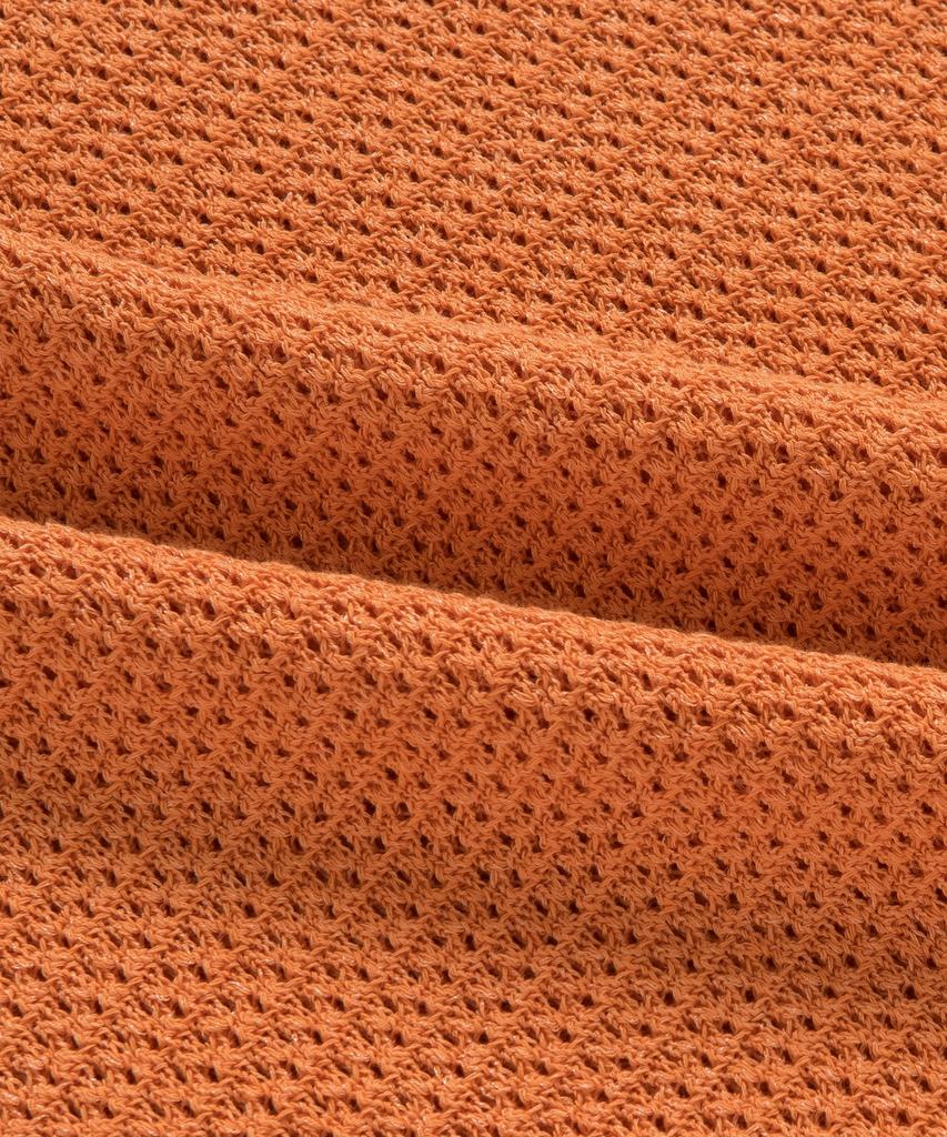 LACOSTE Women'S Crochet Sweater Polo Shirt Pf615E-56G Iy0