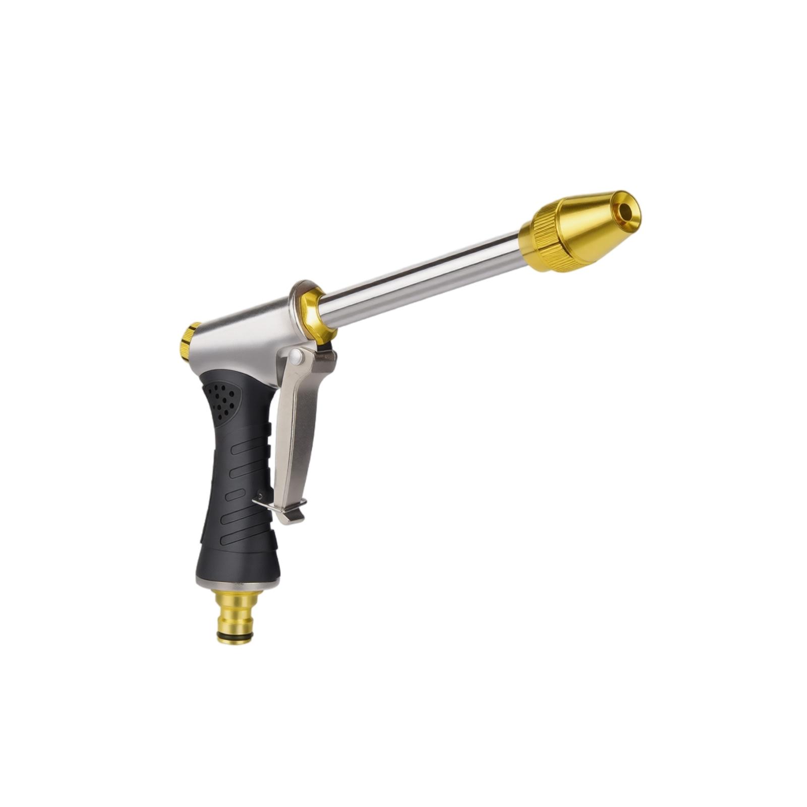 Heavy Duty Metal High Pressure Water Spray Gun with Adjustable Nozzle for Garden and Car Cleaning 3 Spray Modes for Versatile Use one size