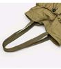 Large Capacity Pleated Shoulder Bag - Simple and Fashionable Tote for College Students and Women