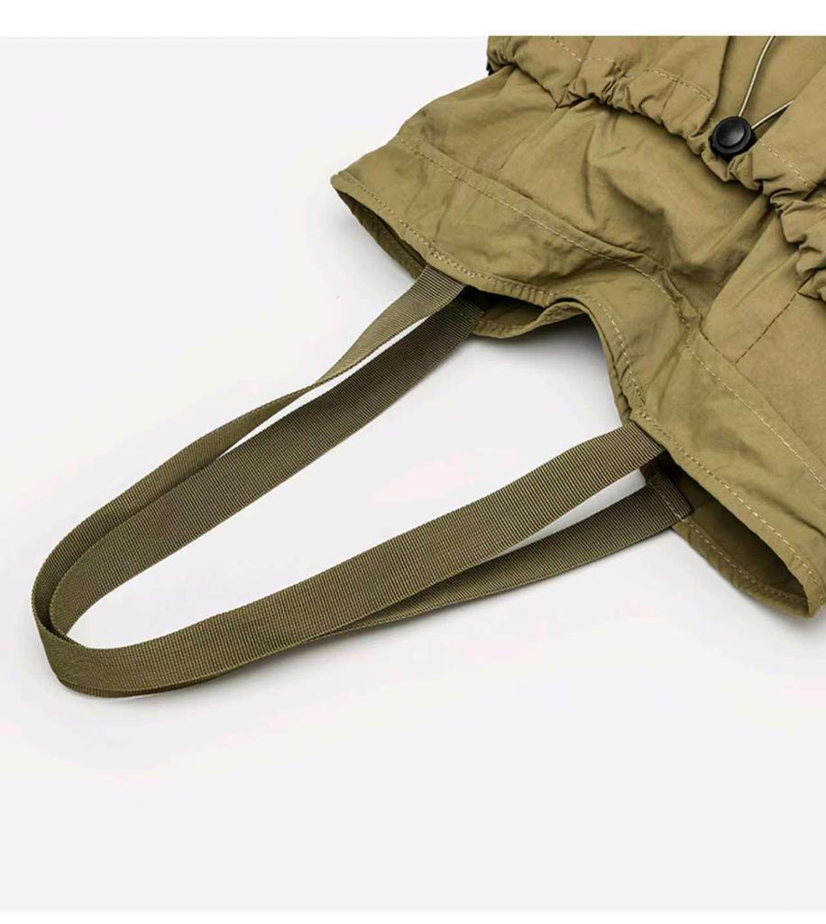 Large Capacity Pleated Shoulder Bag - Simple and Fashionable Tote for College Students and Women