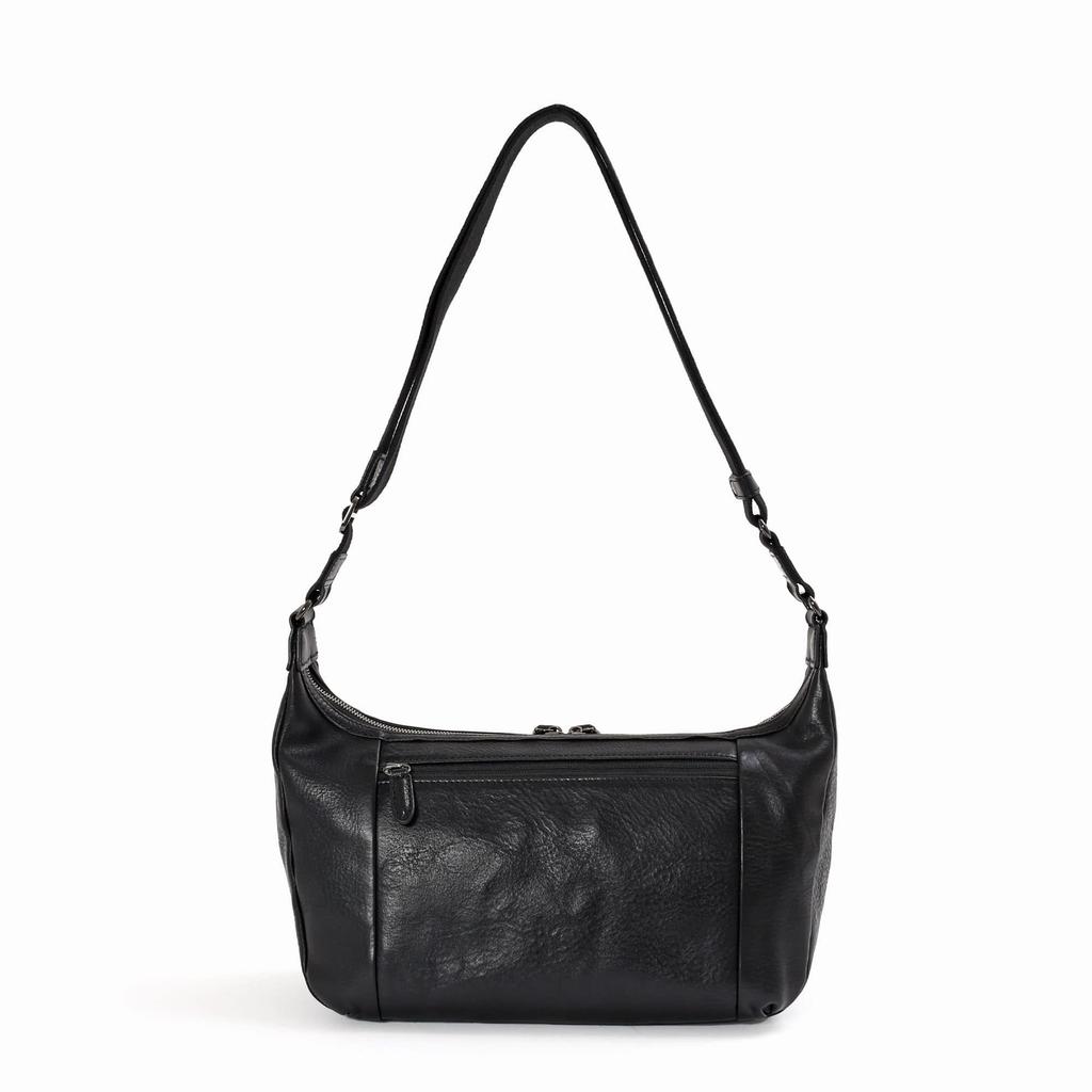 LEATHER CRAFT COMPANY Genuine Italian Leather Shoulder Bag EVERY LEV-1031 (Camel)