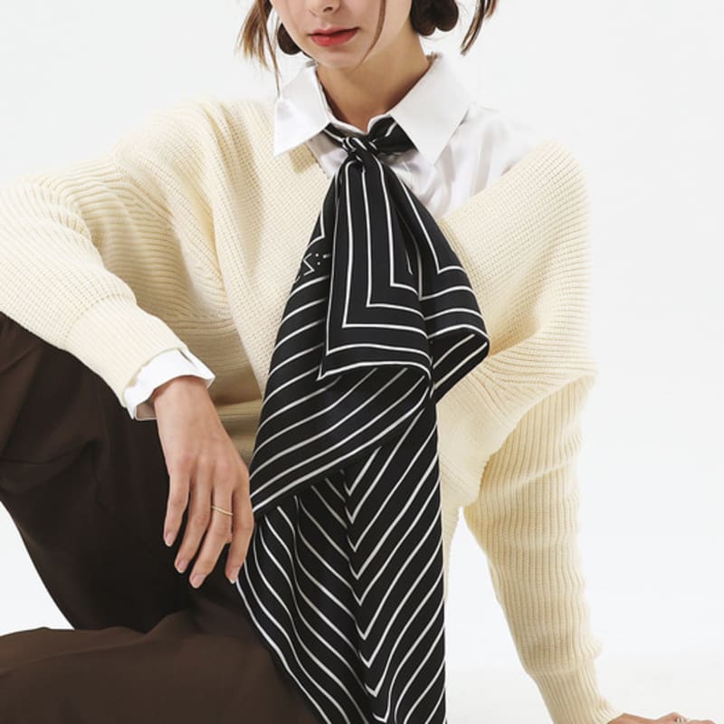 ONSZ Optical Square Silk Scarf