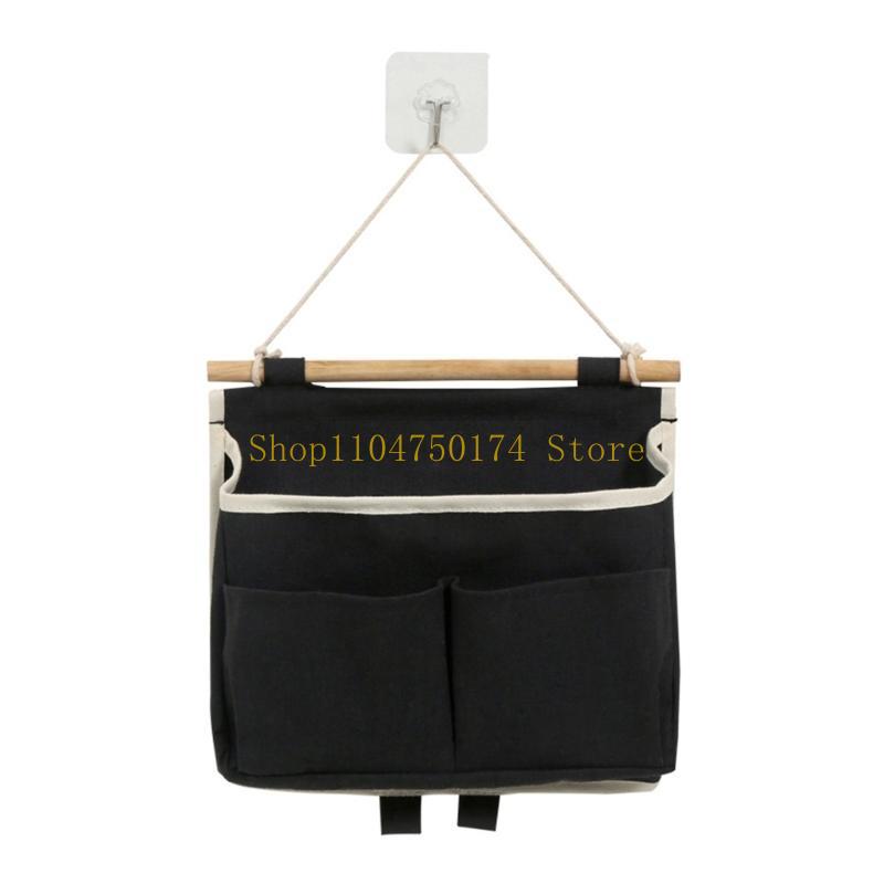Foldable Wall Mounted Storage Bag Hanging Pocket Behind Door Bedsides Waterproof Wardrobes Storage Pouches top sale