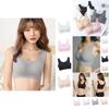 Seamless Plus Size Padded Sports Bra With Breathable Elastic And U Back Design