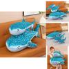 Animal de Pelúcia Realista Tubarão Brinquedo Macio Boneca Baleia Azul Para Amantes do Oceano