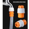 Water Pipe Faucet Adapter Plastic Pipe Quick Connector Universals Faucet Round Tap Adapter for Multiple Hose Sizes