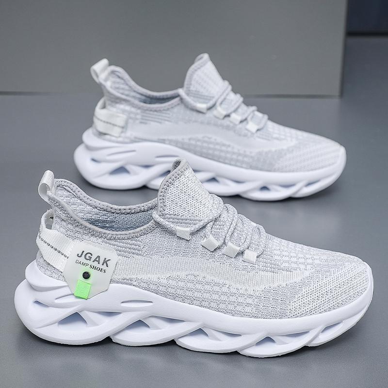 

Мужские дышащие кроссовки спортивные беговые туфли плюс большой размер 49 50 51 52 слипоны легкие повседневные кроссовки для ходьбы 50 белый