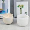 Round Gypsum Silicone Mold DIY Succulents Concrete Flower Pot Vase Cement Molds
