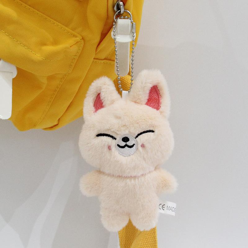 

SKzoo expression stray children plush toy pendant STAY Fangcan star doll keychain single style 100 pieces minimum
