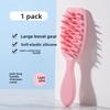 Silicone Hair Brush Long Handle Silicone Hair Comb Hair Massage Comb Cleansing Scalp Essential Oil Shampoo Brush