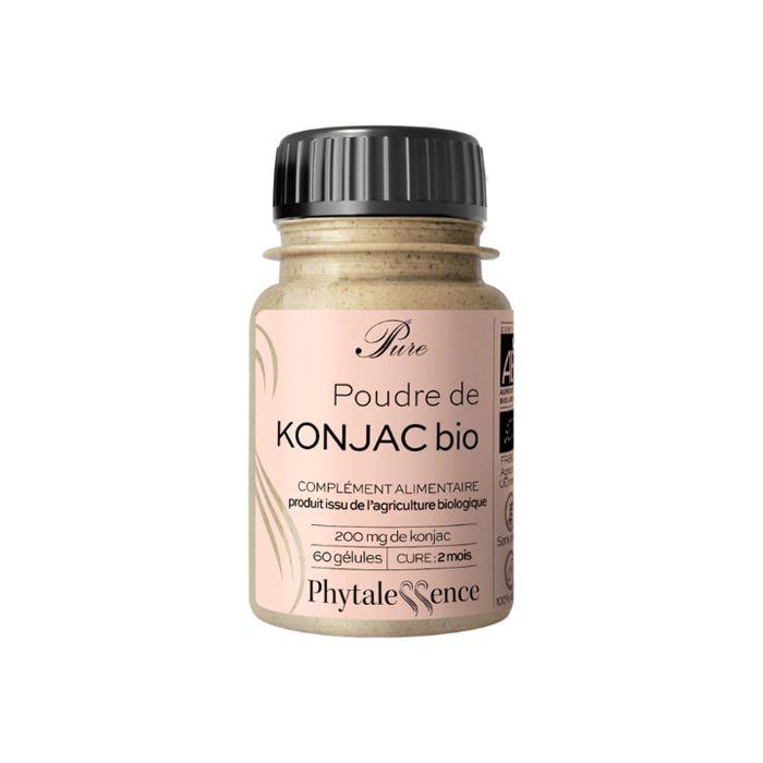 Phytalessence Pure Poudre De Konjac Bio 60 Gélules