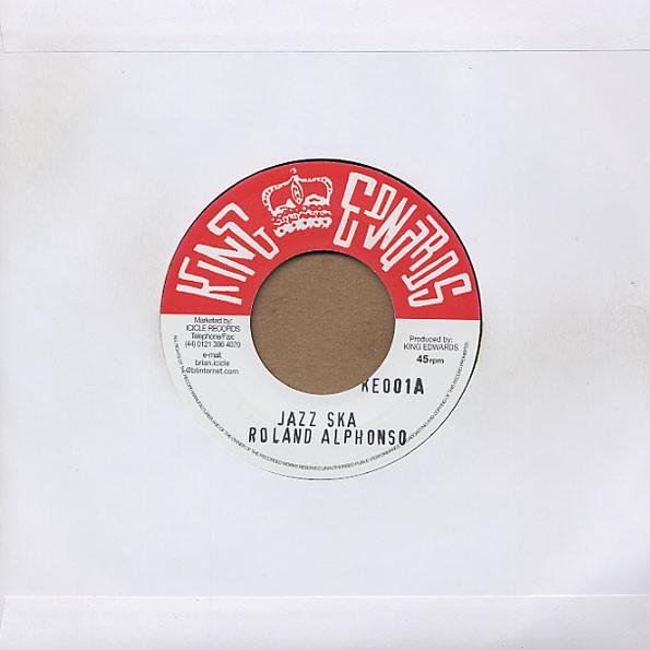 

7inch Record ROLAND ALPHONSO LORD BRISCOE Jazz Ska Master Jonah KE001 King Edwards UK Reggae Ska Dub Used