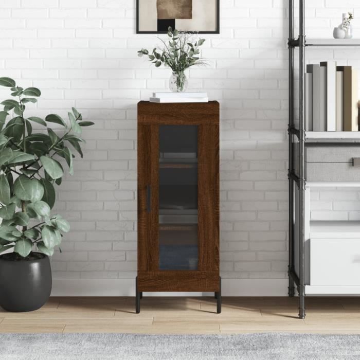 VidaXL Buffet Brown Oak 34.5x34x90 Cm Engineered Wood 828811