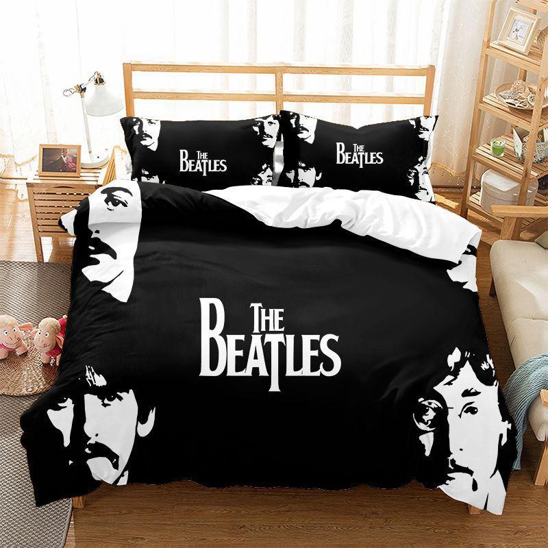 

Beatles Three-Piece 3D Digital Printing Quilt Cover Pillowcase 220 * 240