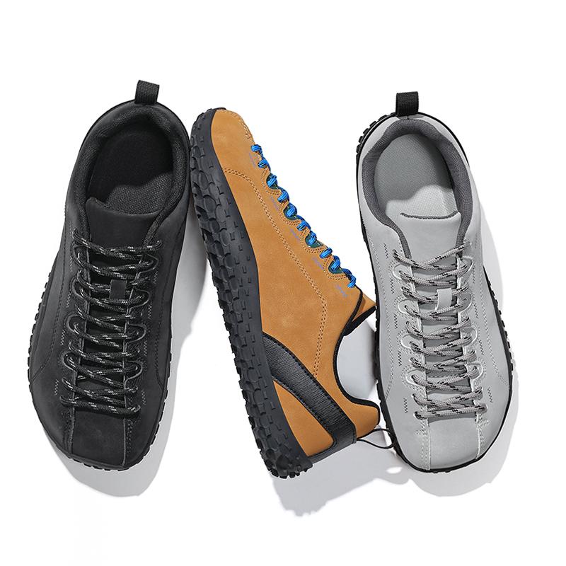 MCTIN Men Sneakers Unisex Fashionable Wide Barefoot Shoes Women Outdoor Off-road Hiking Shoes Lightweight Breathable Walking Shoes