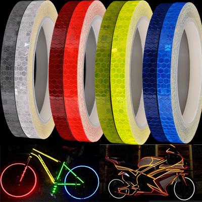 Reflective Sticker Tape Safety Warning Decals Night Driving Mark Muticolor Tape for Car Motorcycle Bike Body DIY Decoration