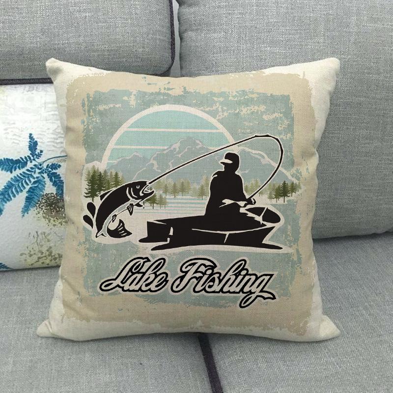 Nordic Retro Collection Digital Printing Short Plush Pillow Covers Decorative For Car Sofa Office Cushion Cover Home Goods