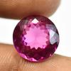 Natural Pink Tourmaline 10.65ct Round Cut Certified Loose Gemstone