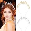 European And American Style Party Rhinestone Pearl Five-Pointed Star Headband Exaggerated And Unique Festival Celebration