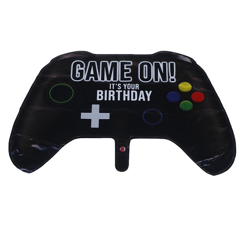 Vakker og attraktiv Gamepad-form Folieballong Bursdagsfest Ballonger Dekor Barneleker