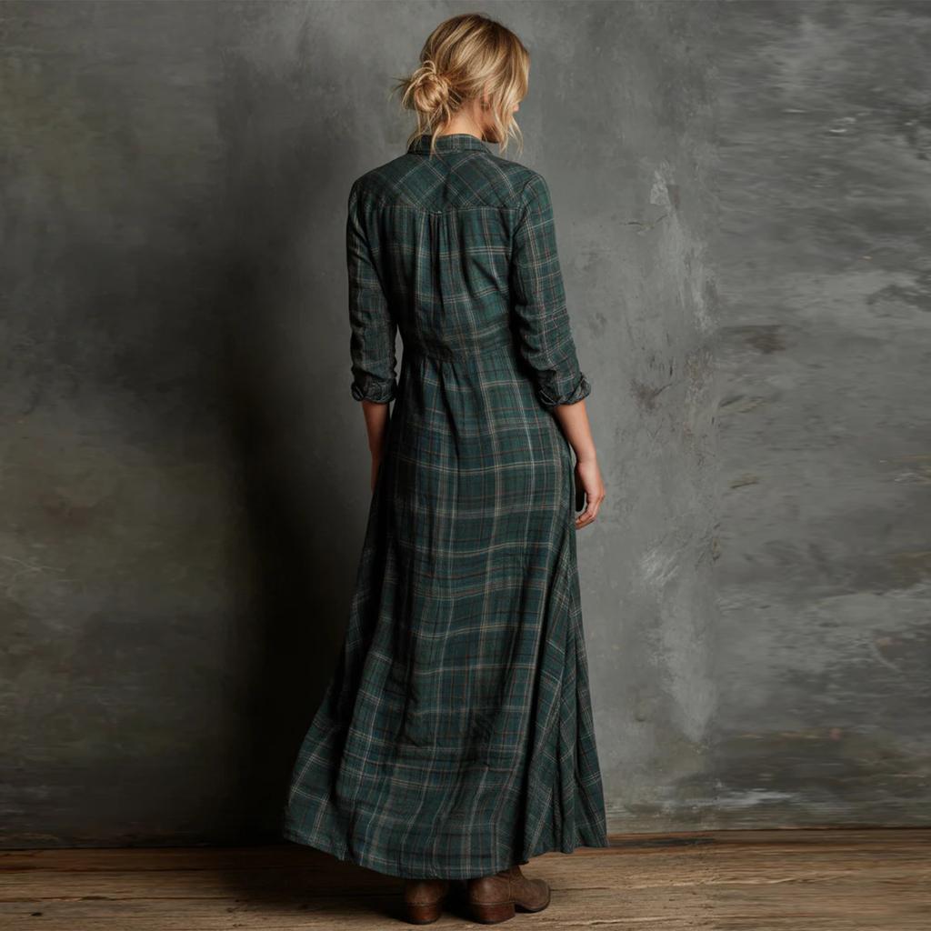 Rochie elegantă de damă la modă cu mâneci lungi