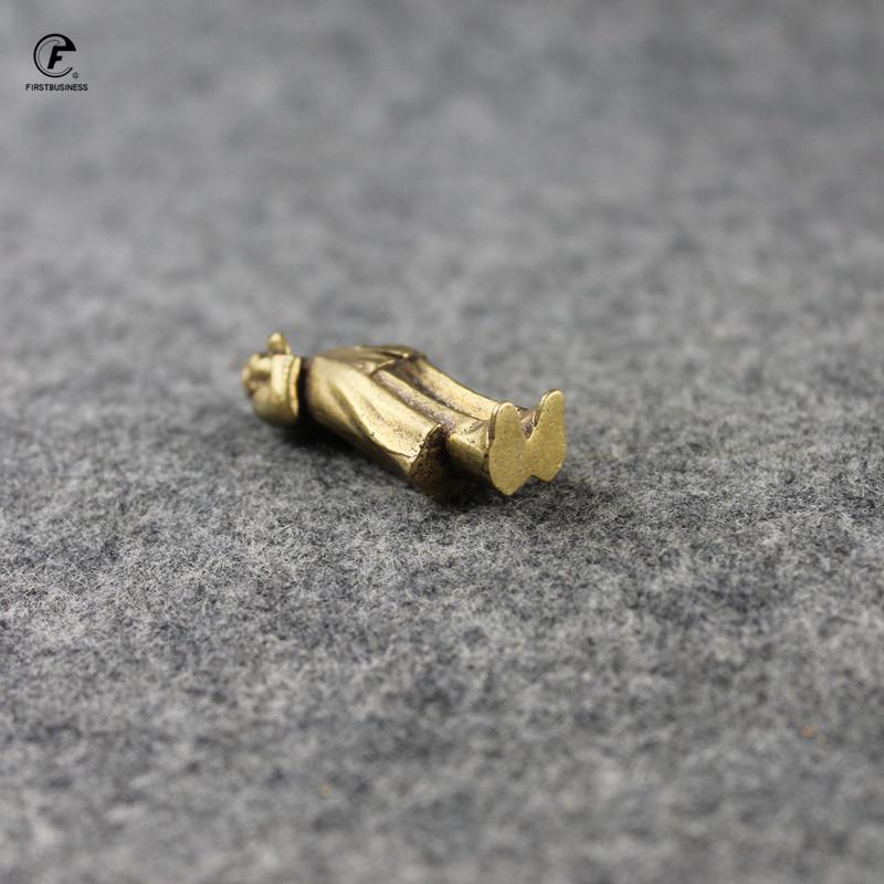 Pure Copper Retro Crafts Chairman deng xiaoping Figurine Living Room Decor Car Ornaments Home Furnishings Decoration key chain