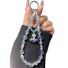 Phone Chain Strap Phone Case Hanging Chain Crystal Chain Beaded Phone Chain Planet Pendant Hanging Decoration Keychain Pendant