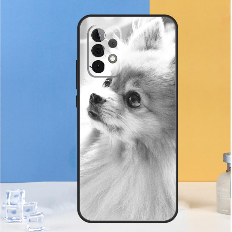 Cartoon Pomeranian Dog For Samsung Galaxy A13 A33 A53 A36 A26 A05 A06 A16 A54 A34 A14 A32 A52 A55 A35 A15 A56 Case