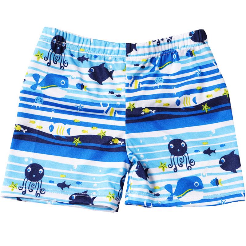 Children's Quick-Dry Cartoon Swim Boxer for Boys - Korean Style
