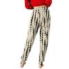 Women's Casual Fashion Home Christmas Print Plush Sweatpants