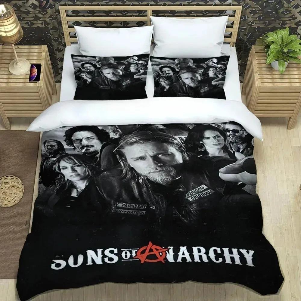 Comforter Sons Of Anarchy Retro Bedding Set For Bedroom Soft Modern S Comefortable Kids And