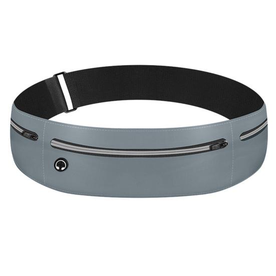 

Компактна спортивна поясна сумка, водонепроникна швидковисихаюча сумка для зберігання A сірий