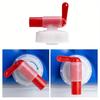 1 Pc Faucet DN40 40mm Horticultural Plant Nutrient Solution Faucet Red White Plastic Faucet Garden Outdoor Garden Faucet