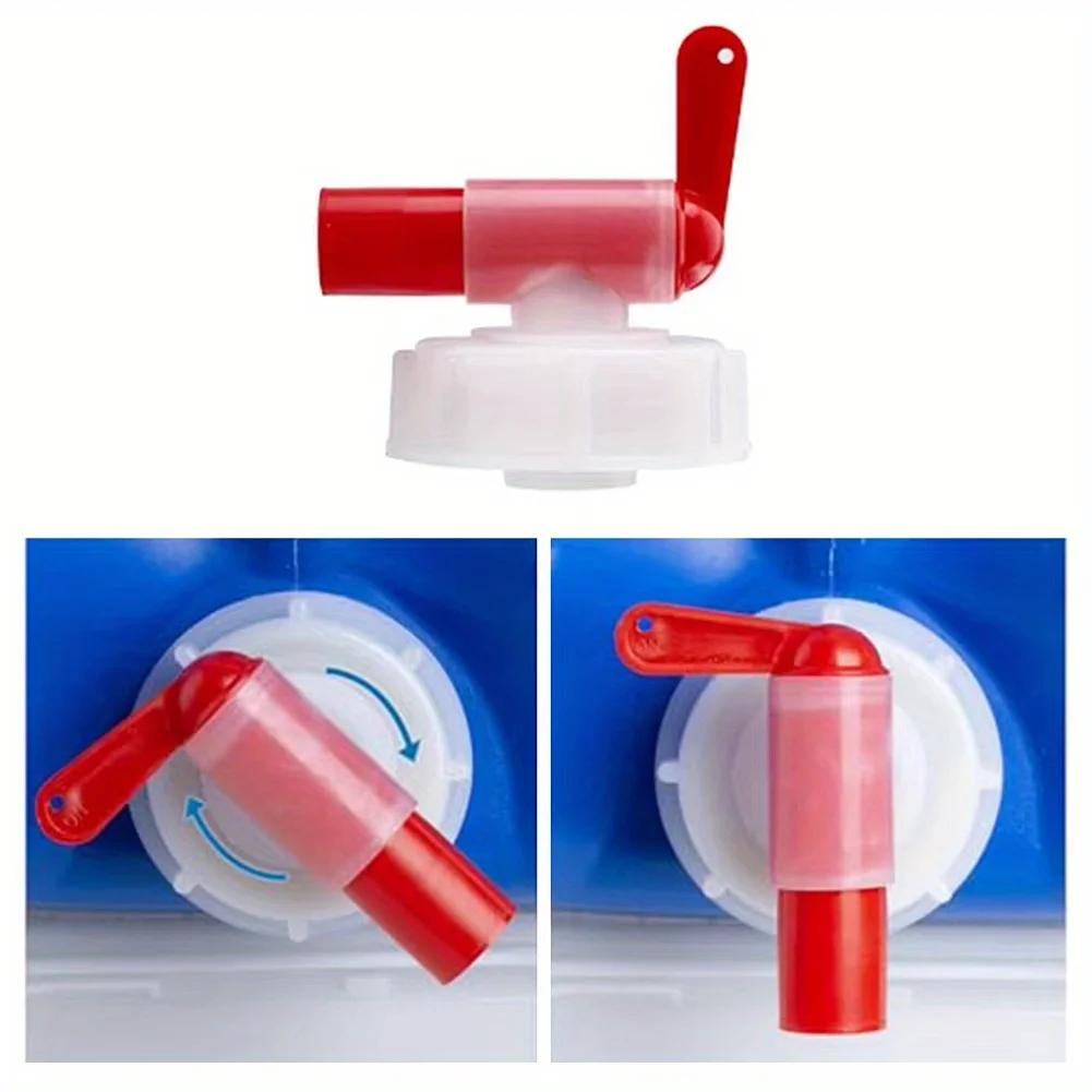 1 Pc Faucet DN40 40mm Horticultural Plant Nutrient Solution Faucet Red White Plastic Faucet Garden Outdoor Garden Faucet