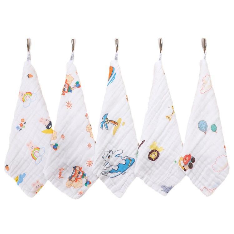 Six-Layer Pure Cotton Gauze Towel for Newborns & Children