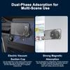Double Vacuum Sucker Car Phone Holder 360° Retractable Bracket Electric Vacum Magnetic Cellphone Stand for iPhone Samsung Xiaomi
