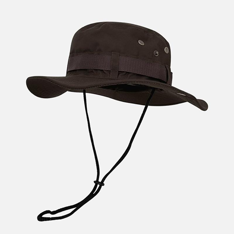 Fisherman Hat Men'S Spring And Summer Thin Travel Sunshade Cowboy Hat Outdoor Sun Protection Fishing And Hiking Hat