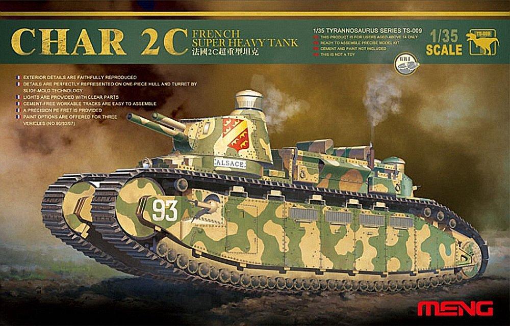 

Meng Model French Super Heavy Tank Char 2C Plastic Model 1/35