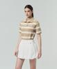 SERGIO TACCHINI W Striped Short Sleeve Polo